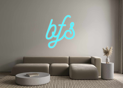 Benutzerdefiniertes Neon: bfs