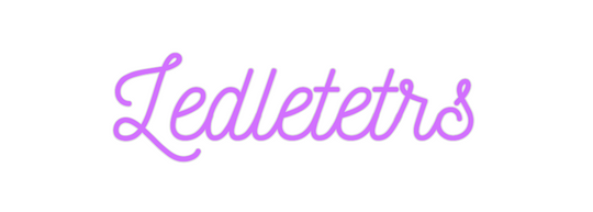 Custom Neon: Ledletetrs