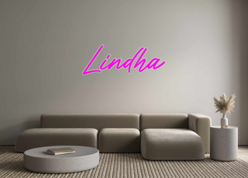 Benutzerdefiniertes Neon: Lindha