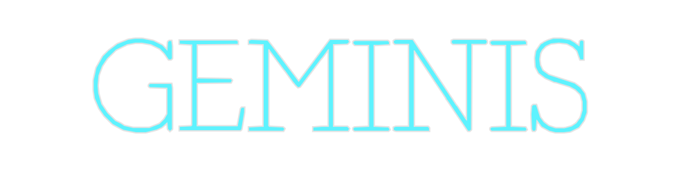 Custom Neon: GEMINIS