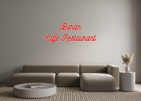 Benutzerdefiniertes Neon: Baran
Café R...