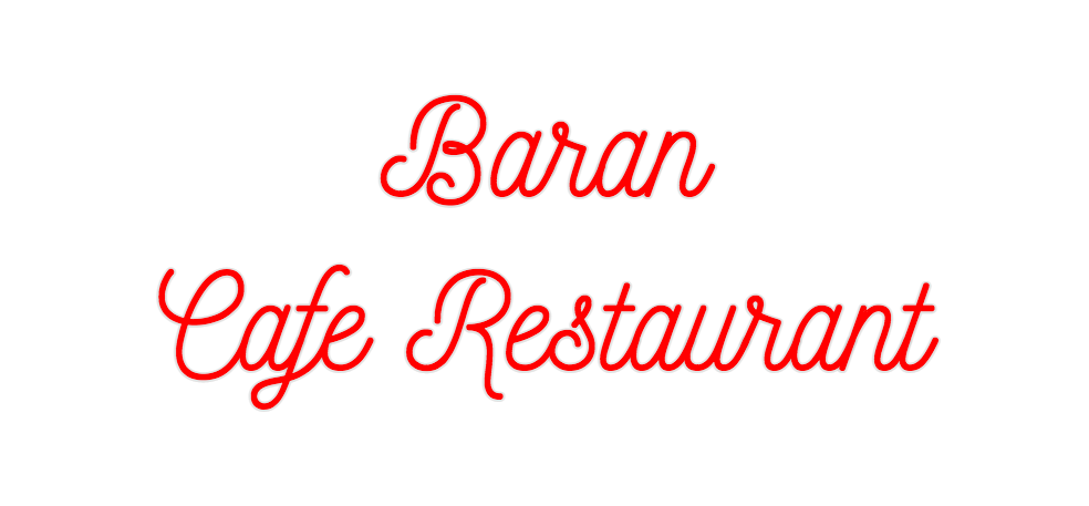 Benutzerdefiniertes Neon: Baran
Café R...