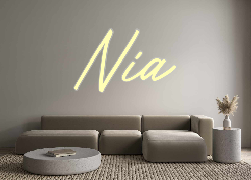 Benutzerdefiniertes Neon: Nia