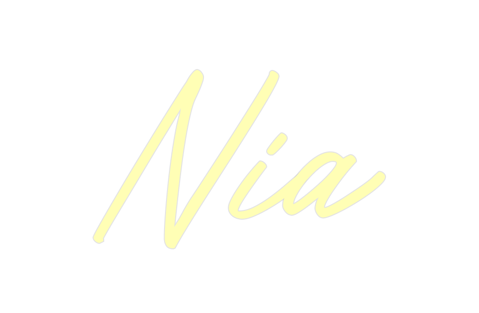 Benutzerdefiniertes Neon: Nia