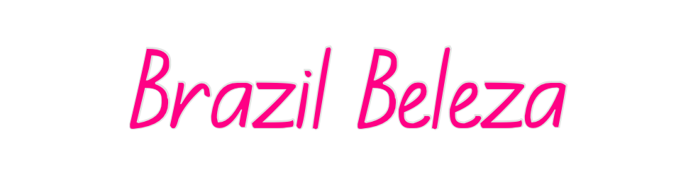 Benutzerdefiniertes Neon: Brasilien Beleza