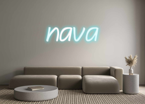 Benutzerdefiniertes Neon: nava