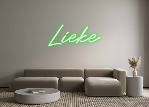 Benutzerdefiniertes Neon: Lieke