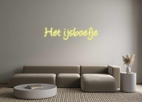 Custom Neon: Het ijsboefje