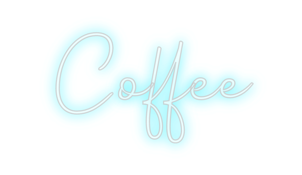 Custom Neon: Coffee