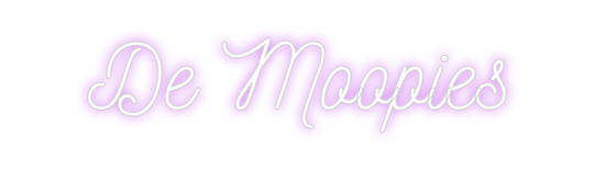 Custom Neon: The Moopies